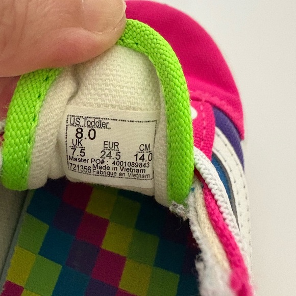 Vans Old Skool Neon color block skate shoe - Picture 5 of 6